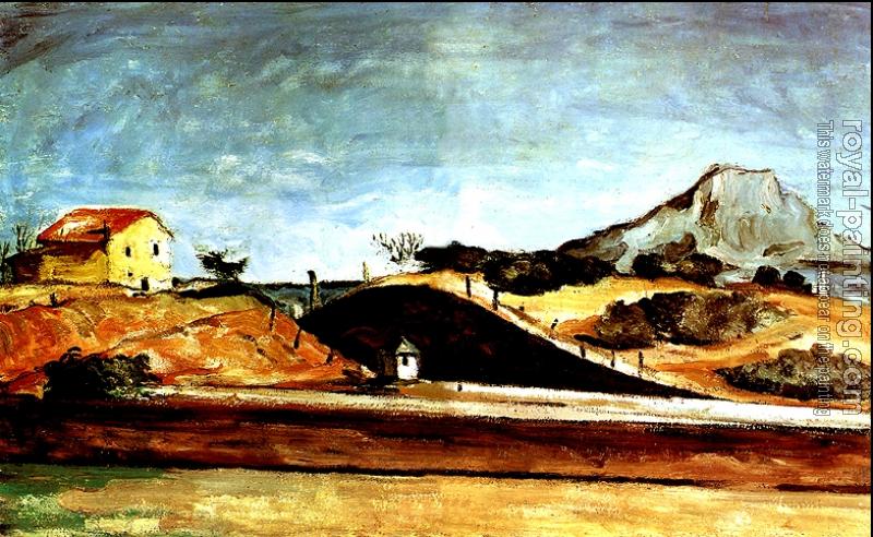 Paul Cezanne : The Railway Cutting Paul Cezanne : The Railway Cutting